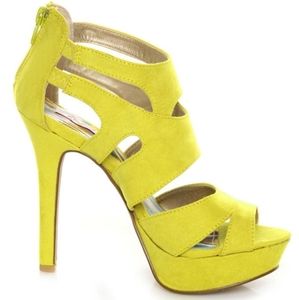 Strappy Peep Toe Bootie Pumps